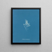 di ghiaccio cartilagineo - Anna Atkins — quadro incorniciato alla parete
