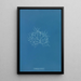 Grateloupia filicina - Anna Atkins — quadro incorniciato alla parete