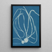 Himanthalia lorea - Anna Atkins — quadro incorniciato alla parete