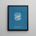 Nitophyllum Bonnemaisoni - Anna Atkins — quadro incorniciato alla parete