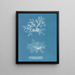 Nitophyllum punctatum - Anna Atkins — quadro incorniciato alla parete