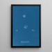 Polysiphonia parasitica - Anna Atkins — quadro incorniciato alla parete