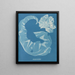 Porphyra laciniata - Anna Atkins — quadro incorniciato alla parete