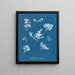 Ptilota plumosa - Anna Atkins — quadro incorniciato alla parete