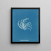 Rhodomela lycopodioides - Anna Atkins — quadro incorniciato alla parete
