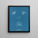 Schizonema helminthosum - Anna Atkins — quadro incorniciato alla parete