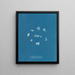 Sphacelaria radicans - Anna Atkins — quadro incorniciato alla parete