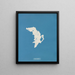 Lattuga - Anna Atkins — quadro incorniciato alla parete