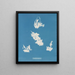 Porto turistico di Vaucheria - Anna Atkins — quadro incorniciato alla parete