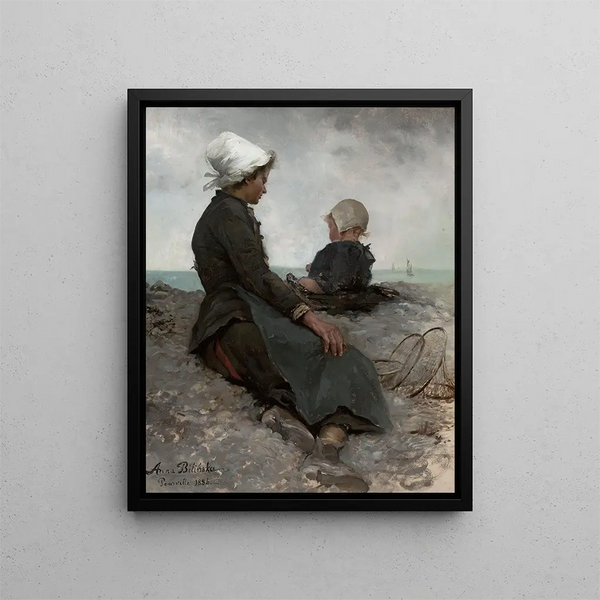 Sul mare - Anna Bilińska-Bohdanowicz — quadro incorniciato alla parete