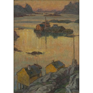 Anna Boberg - An August Night Study from North Norway.webp