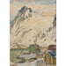Riproduzione del dipinto Alla base della montagna, studio delle Lofoten - Anna Boberg