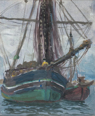 Anna Boberg - Fog Rising from the Sea Study from Lofote.webp