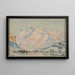 Le soleil sur les Lofoten Étude - Anna Boberg — quadro incorniciato alla parete