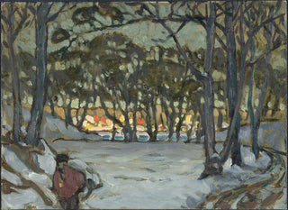Studio invernale di Djurgården, Stoccolma - Anna Boberg — vista dell’opera