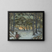 Studio invernale di Djurgården, Stoccolma - Anna Boberg — quadro incorniciato alla parete