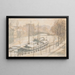 Bateaux sous la neige - Anna De Weert — quadro incorniciato alla parete
