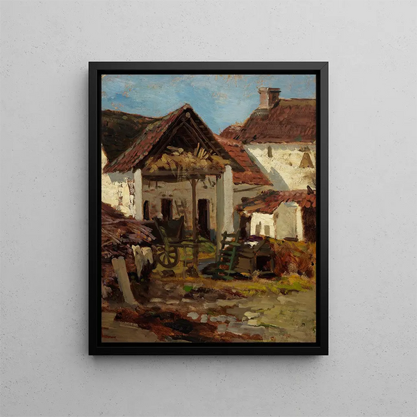 L'arrière-cour - Anna Nordlander — quadro incorniciato alla parete
