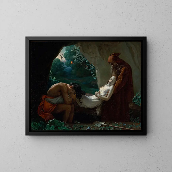 Enterrement d'Atala - Anne-Louis Girodet-Trioson — quadro incorniciato alla parete