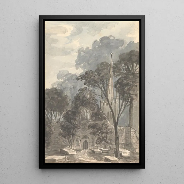 Chiesa a Birkenhead - Anne Rushout — quadro incorniciato alla parete