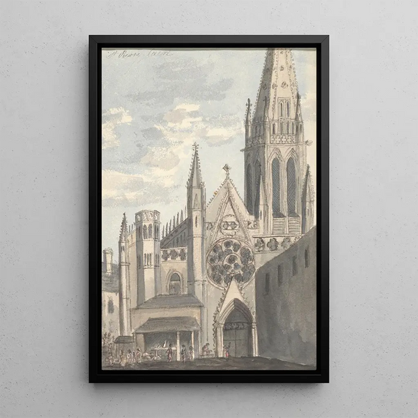 Riproduzione del dipinto Saint-Pierre Caen - Anne Rushout
