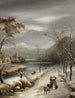 Cadute di neve nel Vallese - Annibale Angelini — vista dell’opera