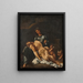 Pietà - Annibale Carracci — quadro incorniciato alla parete