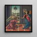 Annunciazione - Sandro Botticelli — quadro incorniciato alla parete
