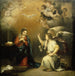 Annunciazione alla Vergine - Bartolomé Esteban Murillo — ambientato in un interno