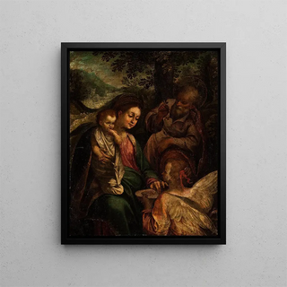 Anonymous - A Halt During The Flight Into Egypt.webp
