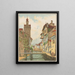 Vecchia Lucerna - Anonimo — quadro incorniciato alla parete