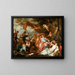 Amaryllis e Mirtillo, scena di Pastor Fido di Guarini - Anonimo — quadro incorniciato alla parete