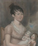 Anna Margaret Blake e i suoi due figli - Anonimo — vista dell’opera