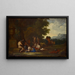 Scène de bacchanale - Anonyme — quadro incorniciato alla parete