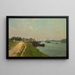 Rives de la Seine - Anonyme — quadro incorniciato alla parete