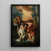 Riproduzione del dipinto Battesimo di Cristo - Anonimo