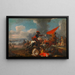 Bataille avec les Turcs - Anonyme — quadro incorniciato alla parete