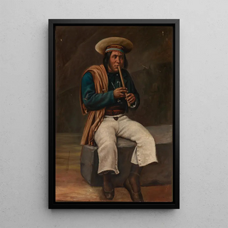 Anonymous - Bolivian Indian Playing the Quena.webp