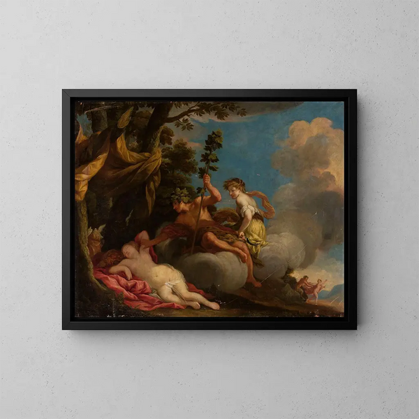 Cérès e Bacchus risvegliano Venere - Anonimo — quadro incorniciato alla parete