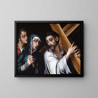 Anonymous - Christ Carrying the Cross with the Virgin and Saint John.webp