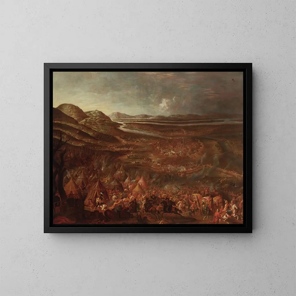La battaglia di soccorso di Vienna del 12 settembre 1683 - Anonimo — quadro incorniciato alla parete