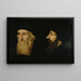 Ritratto doppio di John Wyclif e Johannes Oekolampad - Anonimo — quadro incorniciato alla parete