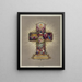 Croce di Pasqua - Anonimo — quadro incorniciato alla parete