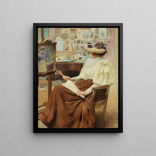 Anonymous - Elegant Lady In The Studio.webp