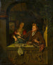Pescivendolo e donna con boccale di birra - Anonimo — vista dell’opera