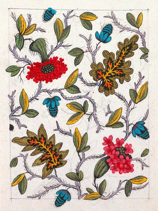 Anonymous - Floral design for printed textile Pl IV.webp