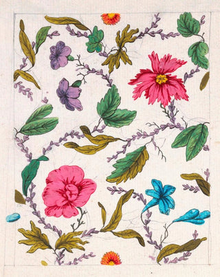 Anonymous - Floral design for printed textile Pl VI.webp