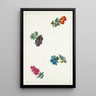 Anonymous - Floral design for printed textile Pl XI.webp
