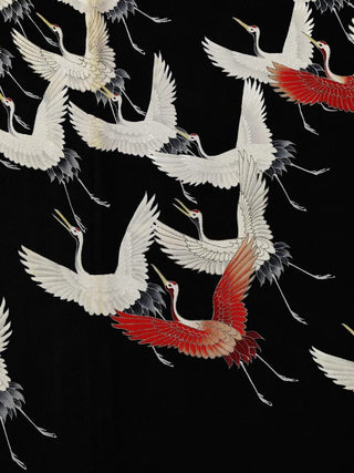 Anonymous - Furisode with a Myriad of Flying Cranes.webp