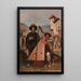 Harpiste - Anonimo — quadro incorniciato alla parete